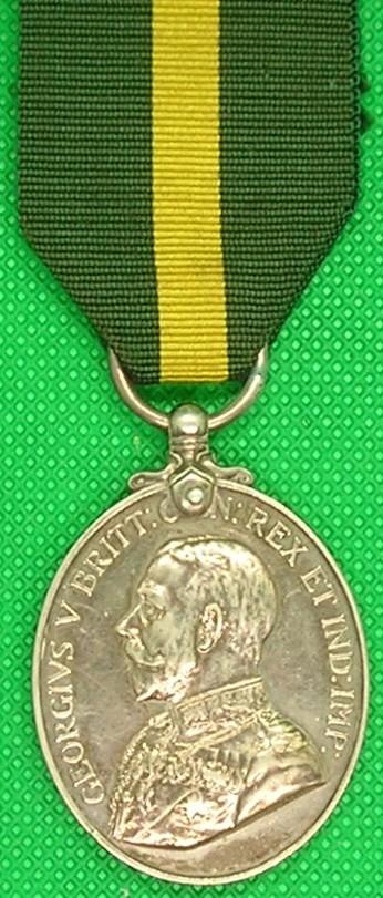 GVR TERRITORIAL FORCE EFFICIENCY MEDAL, 6th N.STAFF.REGT