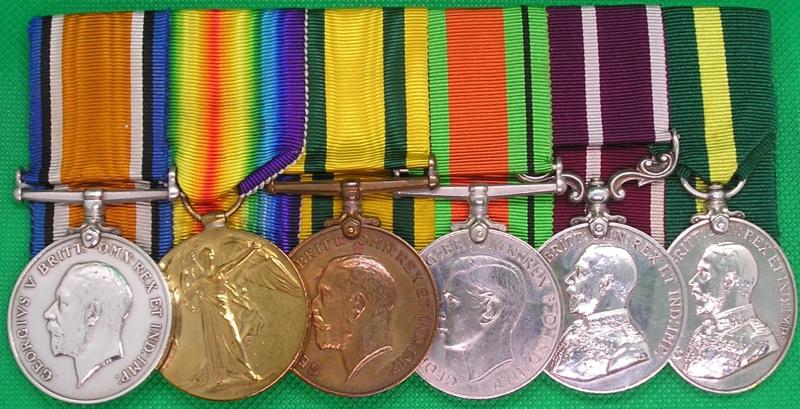 WW1 TFWM, MSM, TFEM GROUP, 1/9th MIDDLESEX REGIMENT, FOR SERVICE IN MESOPOTAMIA, FROM READING