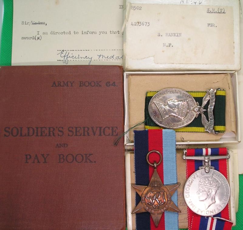 MINT BOXED 8th NORTHUMBERLAND FUSILIERS WW2 TERRITORIAL GROUP, PRISONER OF WAR 1940, FROM PRUDHOE