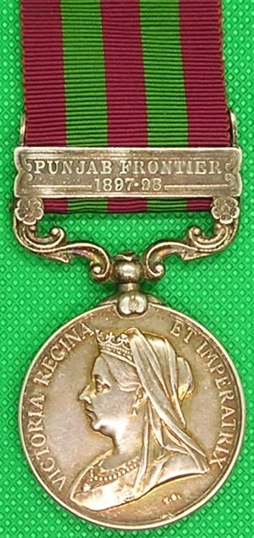 IGS 1895, PUNJAB FRONTIER 1897-98, 2nd ARGYLL & SUTHERLAND HIGHLANDERS