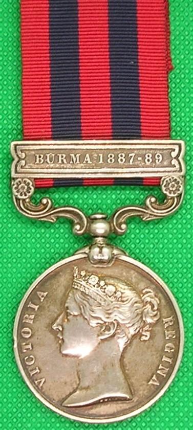 IGS 1854, BURMA 1887-89, 2nd SOUTH WALES BORDERERS
