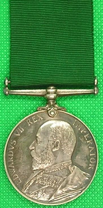 EVII VOLUNTEER LONG SERVICE MEDAL, 2nd V.B.NORTH STAFFORDSHIRE.REGT