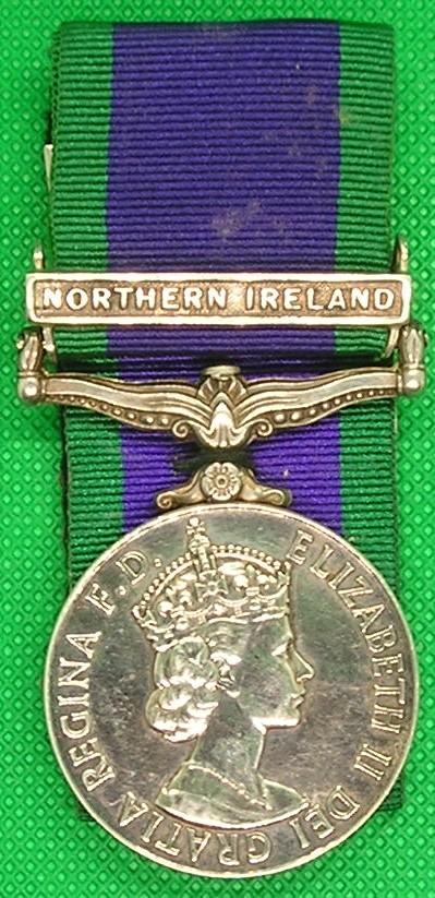 GSM NORTHERN IRELAND, PRINCESS OF WALES ROYAL REGIMENT