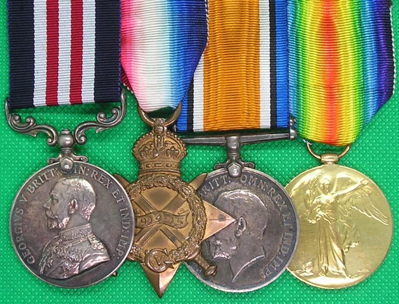 WW1 MILITARY MEDAL & TRIO, 14th DURHAM LIGHT INFANTRY, K.I.A F&F 27-8-1917, FROM CHESTER LE STREET