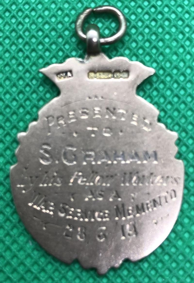 WW1 9ct GOLD WELCOME HOME / TRIBUTE MEDAL