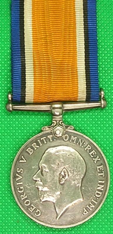 WW1 BRITISH WAR MEDAL, 2nd SEAFORTH HIGHLANDERS, K.I.A F&F 26-10-1914, FROM LANARK