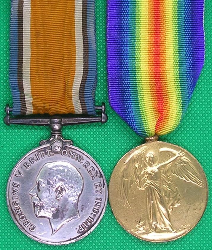WW1 PAIR, DEVON REGIMENT