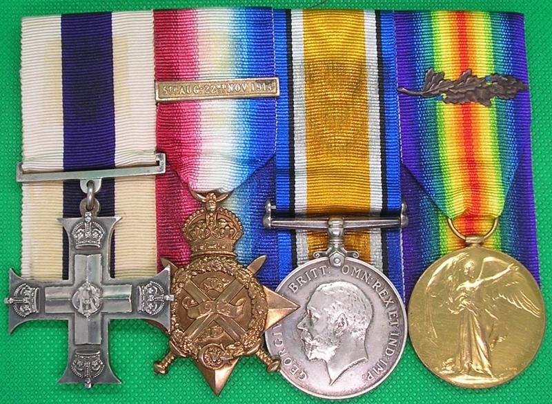 WW1 MILITARY CROSS (MC) & 1914 MONS STAR TRIO WITH M.I.D, A.S.C OFFICER FROM WESTMINSTER