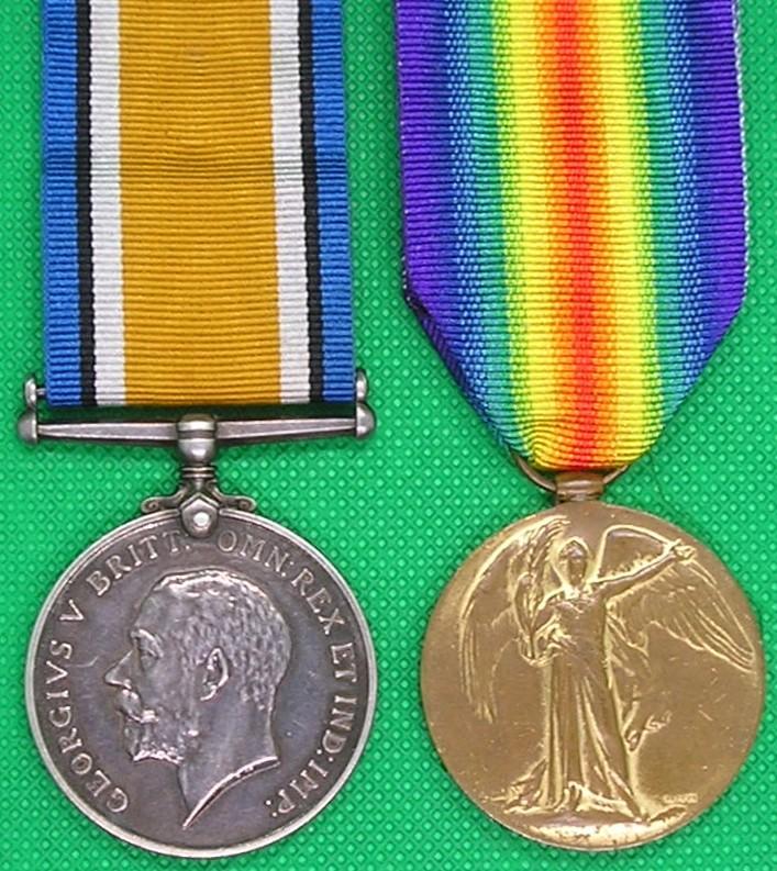 WW1 PAIR, 14th LONDON REGIMENT, LONDON SCOTTISH