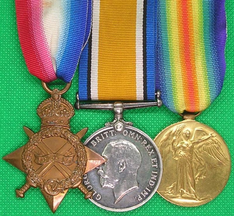 WW1 1914-15 TRIO, 4th YORKSHIRE REGIMENT