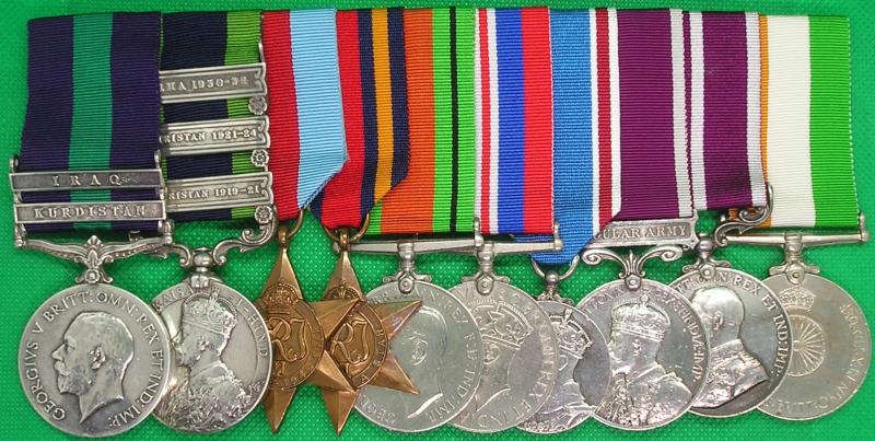 ROYAL ENGINEERS WAZIRISTAN M.S.M GROUP WITH 2 BAR GSM & 3 BAR IGS