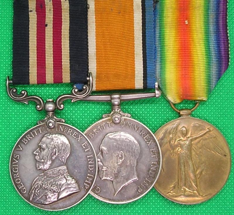 WW1 MILITARY MEDAL (MM) & PAIR, A-177th.FULHAM BDE.R.F.A, FROM SOUTH HARROW