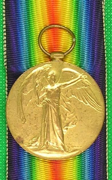 WW1 VICTORY MEDAL, 5th NORTH STAFFS OFFICER, MILITARY CROSS RECIPIENT FROM BURTON ON TRENT