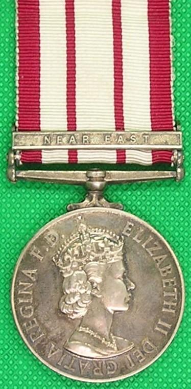 EIIR N.G.S NEAR EAST, ROYAL NAVY