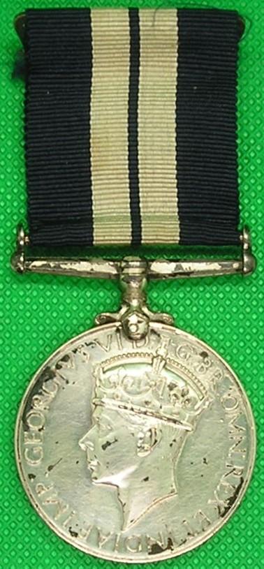 GVIR 1st TYPE WW2 DISTINGUISHED SERVICE MEDAL, FOR SERVICES IN D.E.M.S