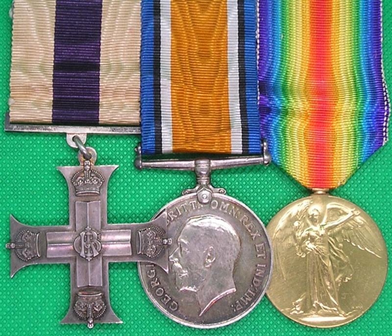 WW1 MILITARY CROSS (MC) & PAIR, K.S.L.I, WITH A GOOD CITATION, FROM SHREWSBURY