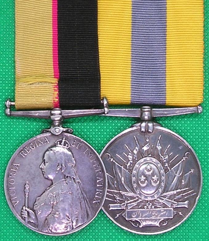 SUDAN PAIR, 1st NORTH STAFFORDSHIRE REGIMENT