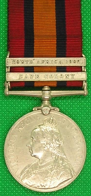 2 BAR QSA, NORTH STAFFORDSHIRE REGIMENT