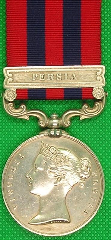 IGS 1854 PERSIA, 64th FOOT / NORTH STAFFORDSHIRE REGT