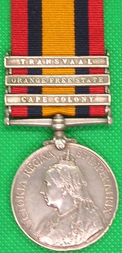 3 BAR QSA, NORTH STAFFORDSHIRE REGIMENT