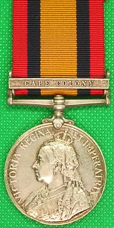 QSA CAPE COLONY, NORTH STAFFORDSHIRE REGT
