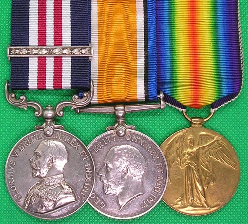 WW1 MILITARY MEDAL & BAR GROUP, X CORPS SIGNAL COY, ROYAL ENGINEERS, FROM WESTFIELD, FIFE