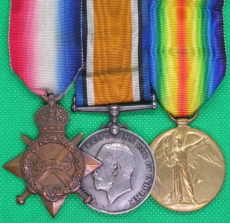 WW1 1914-15 TRIO, 1st CAMERON HIGHLANDERS FROM LEITH, TWICE WOUNDED