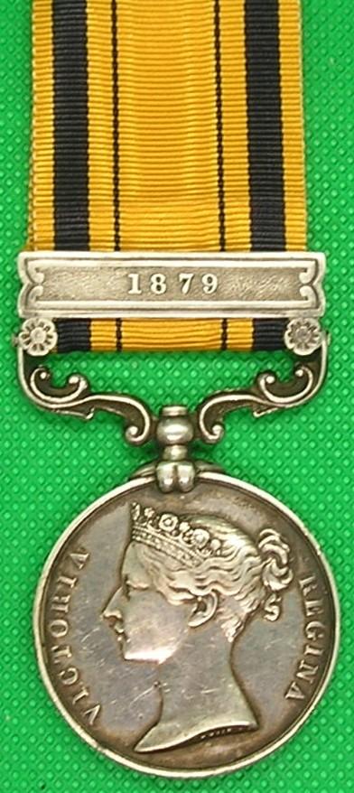 SOUTH AFRICA 1879 / ZULU MEDAL, 6th BRIGADE, ROYAL ARTILLERY