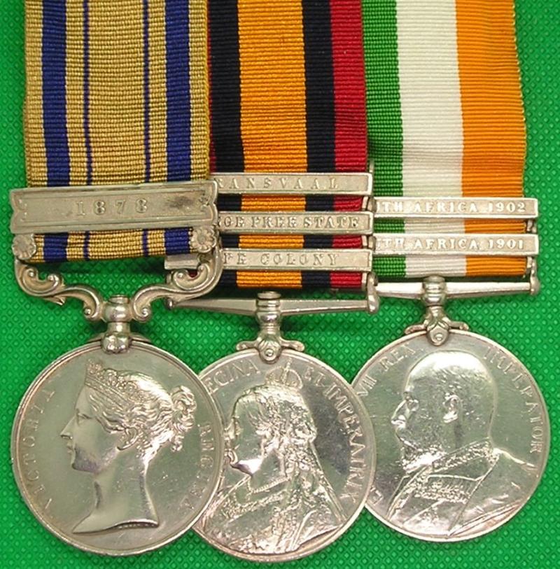 SOUTH AFRICA 1878 & BOER WAR PAIR, 13th FOOT & KIMBERLEY VOLUNTEER REGIMENT