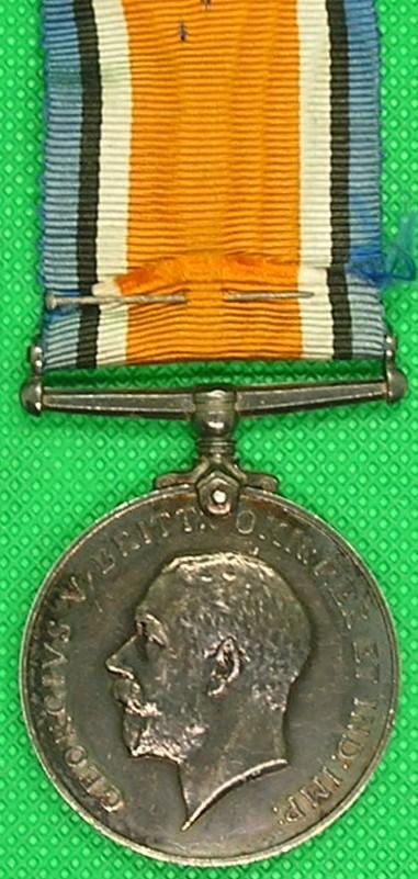 WW1 BRITISH WAR MEDAL, I.A.R.O OFFICER, FROM FIFE, FORMERLY SCOTTISH HORSE