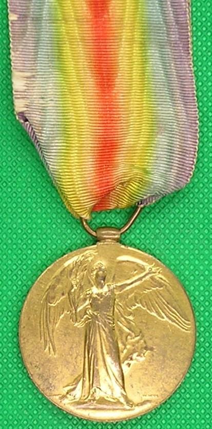 WW1 VICTORY MEDAL, CLYDE DIVISON R.N.V.R / HOWE BTN RND, FROM PERTH, WOUNDED 1916