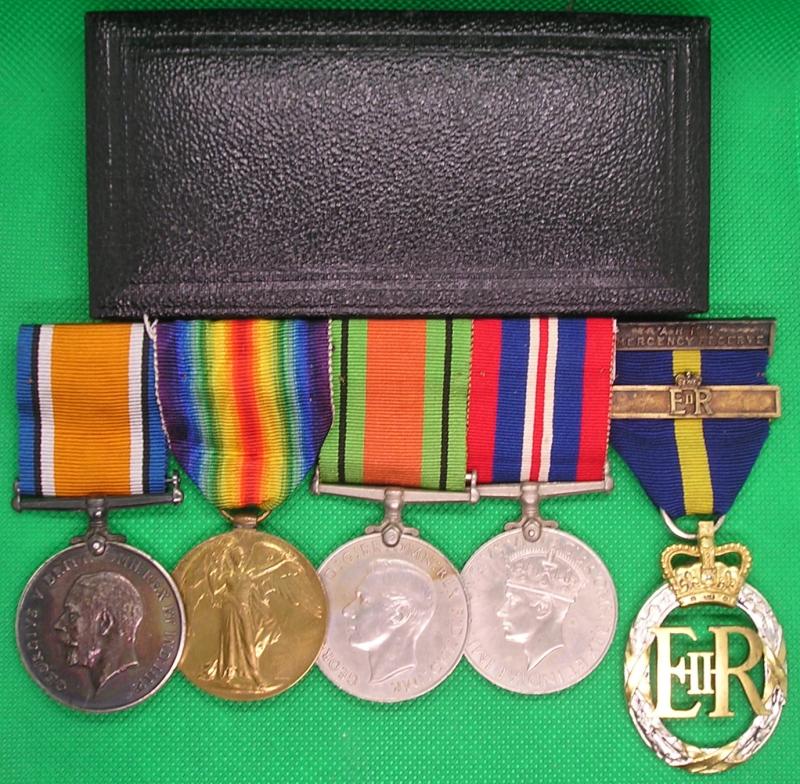 WW1 & WW2 ROYAL ENGINEERS & ROYAL SIGNALS OFFICERS GROUP, WITH ARMY EMERGENCY RESERVE DECORATION & BAR
