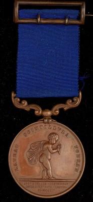 ROYAL HUMANE SOCIETY BRONZE MEDAL, TO A COAL MINER FROM CLIFTON, MANCHESTER
