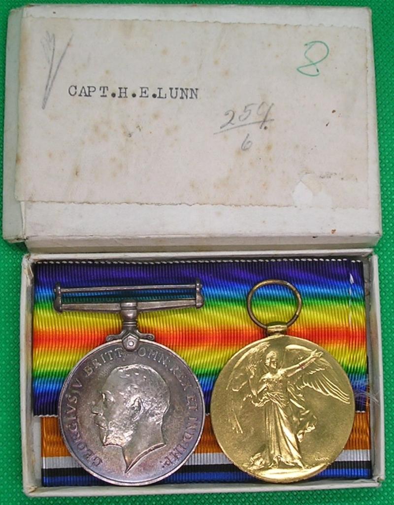 MINT BOXED WW1 PAIR, 9th N.STAFF.REGT & RE OFFICER, TWICE M.I.D & ENTITLED TO THE CIVIL C.B.E