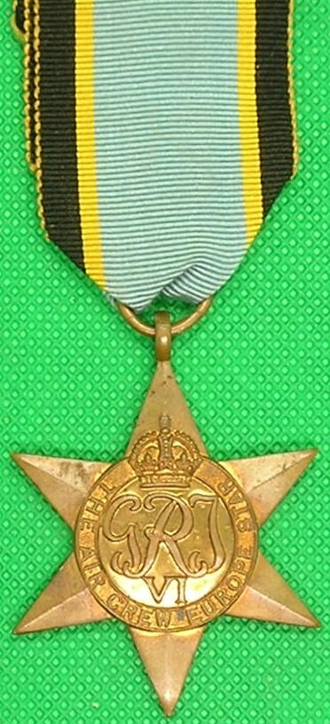 WW2 AIR CREW EUROPE STAR