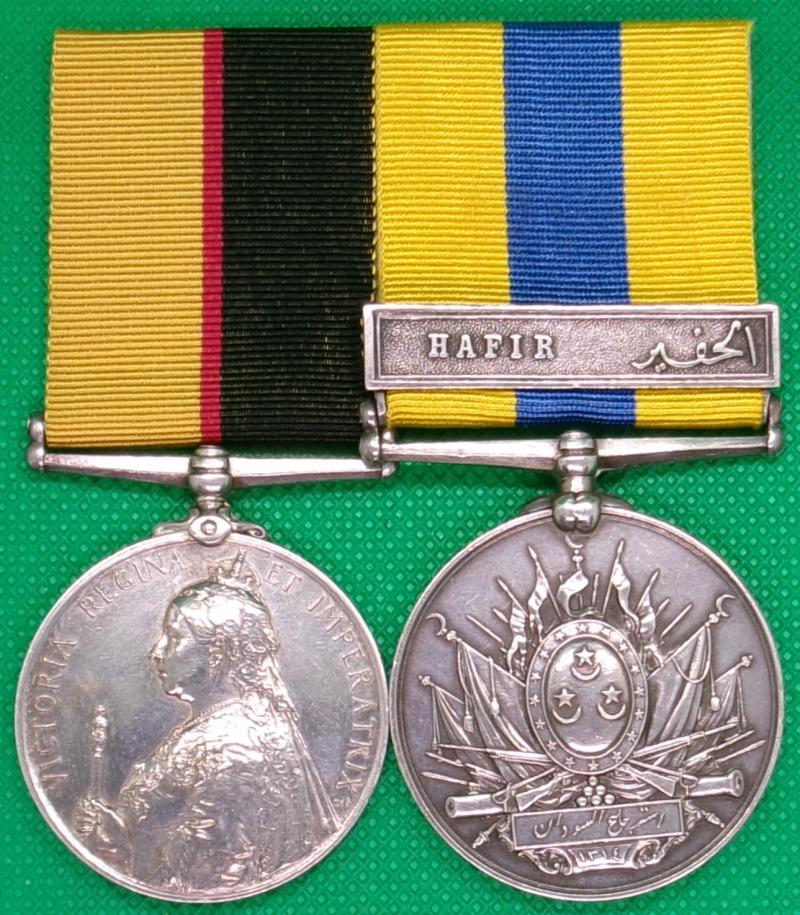 SUDAN PAIR, 1st NORTH STAFFORDSHIRE REGIMENT
