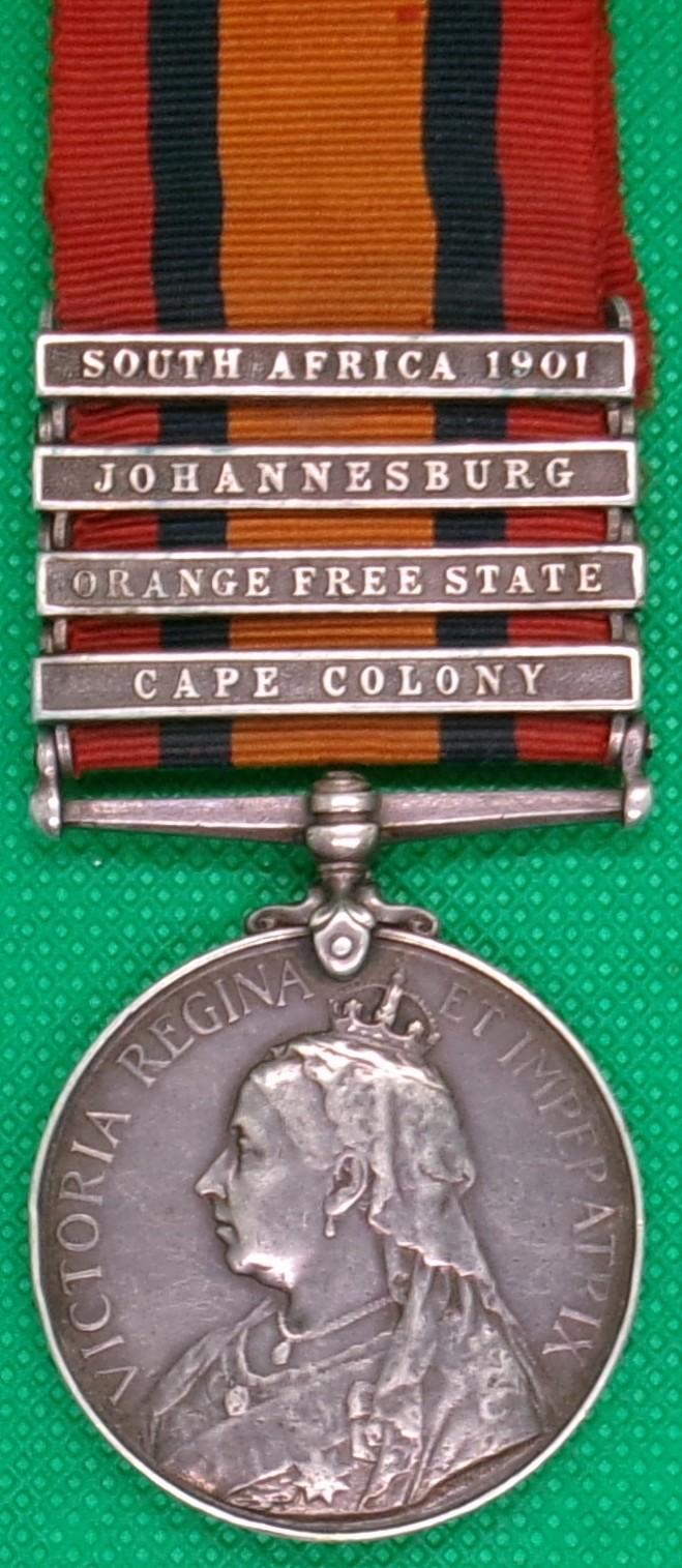 4 BAR QSA, VOLUNTEER COMPANY, NORTH STAFFORDSHIRE REGT