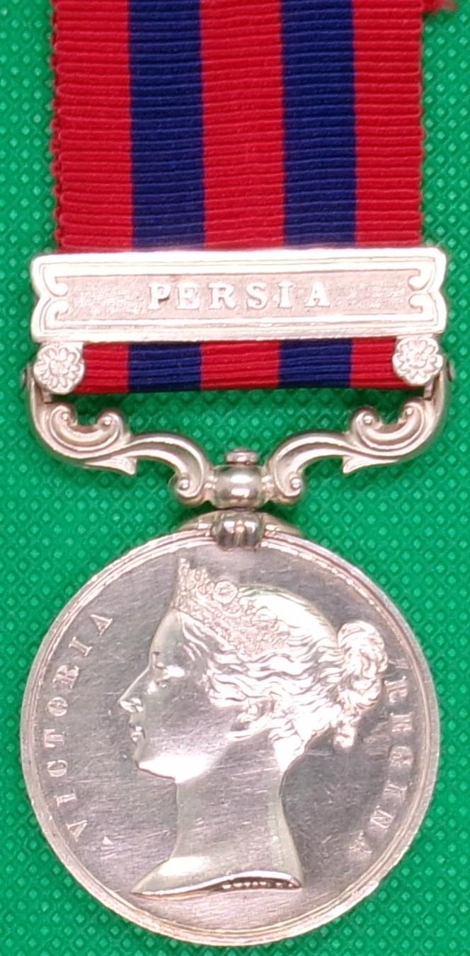 IGS 1854, PERSIA, 64th FOOT, DIED INDIA
