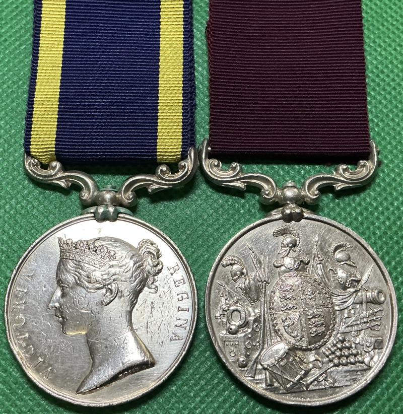 NO BAR PUNJAB 1849-49 & ARMY LS&GC, 98th REGIMENT