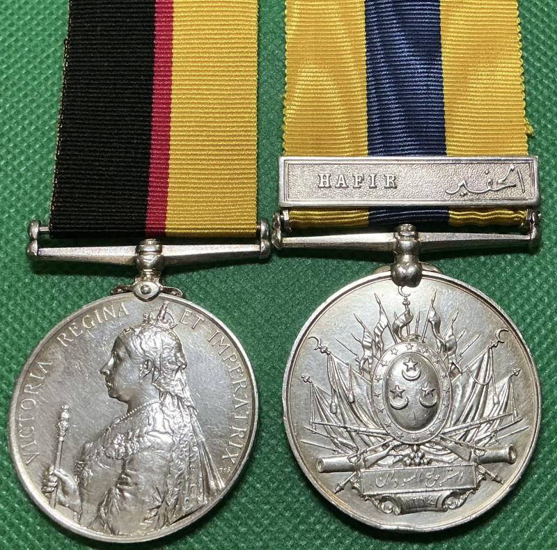 SUDAN PAIR, 1st NORTH STAFFORDSHIRE REGIMENT