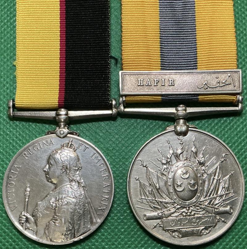SUDAN PAIR, 1st NORTH STAFFORDSHIRE REGIMENT