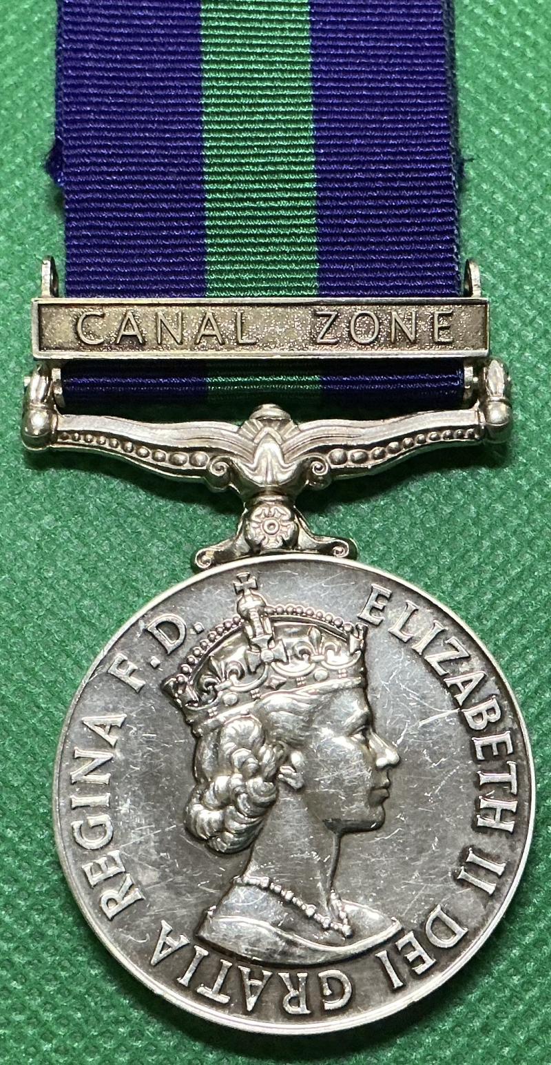 GSM CANAL ZONE, CHESHIRE REGIMENT