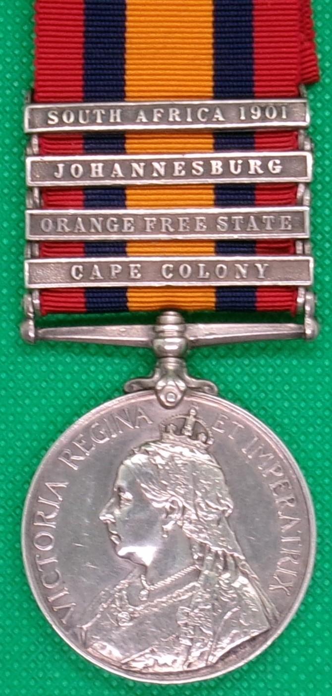 4 BAR QSA, NORTH STAFFORDSHIRE REGIMENT