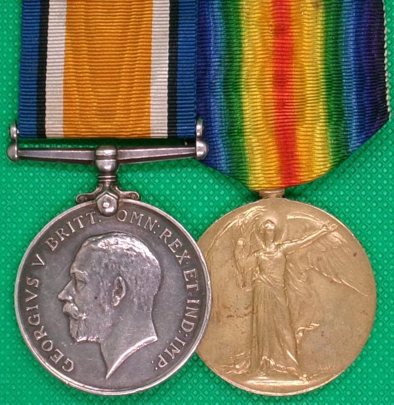 WW1 PAIR, 2/4th W.RIDING.REGT, PRISONER OF WAR 1917, FROM PELLON, HALIFAX
