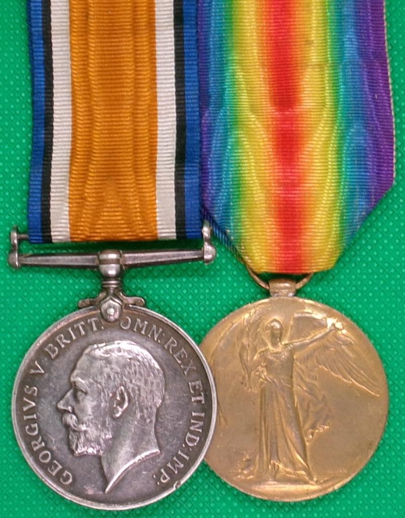 WW1 PAIR, 11th R.SCOTS.FUS & 10th K.O.S.B