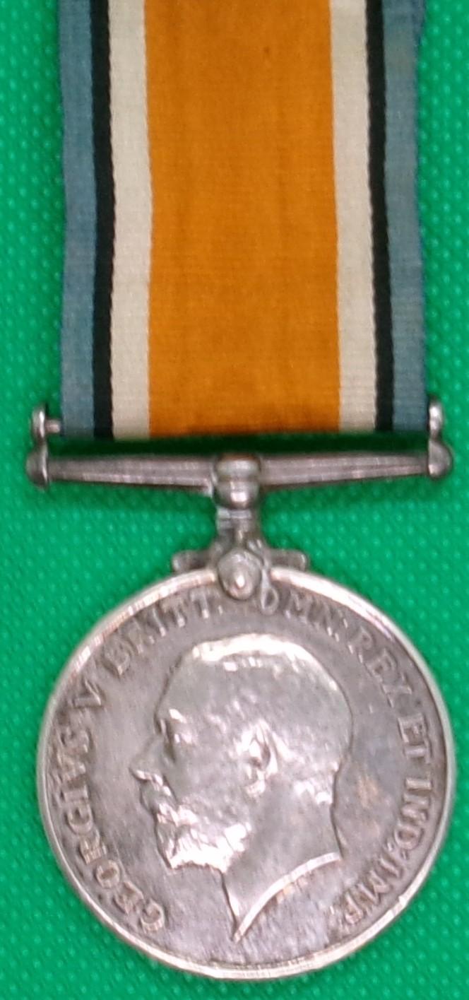 WW1 BRITISH WAR MEDAL, S-SJT, 3rd SOUTH AFRICAN INFANTRY