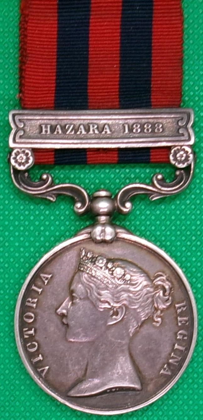 IGS 1854, HAZARA 1888, PIPER, 2nd SEAFORTH HIGHLANDERS