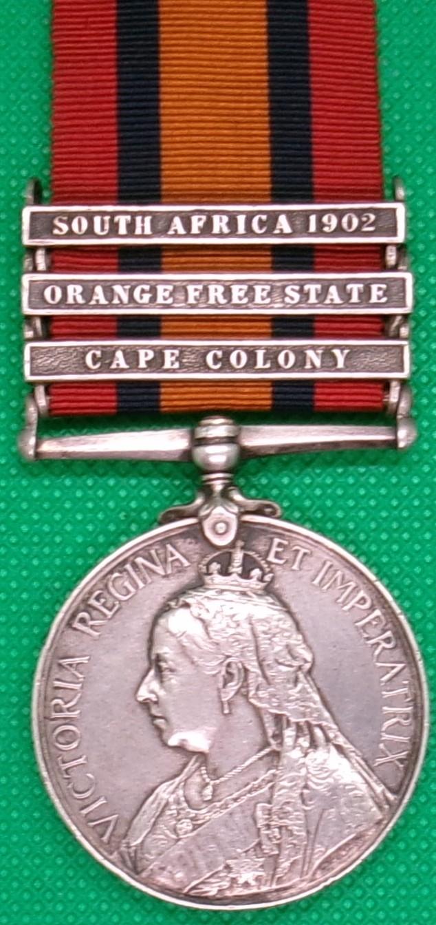 3 BAR QSA, RIFLE BRIGADE, FROM WINCHESTER
