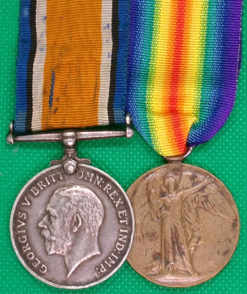 WW1 PAIR, 9th SOUTH LANCASHIRE REGIMENT