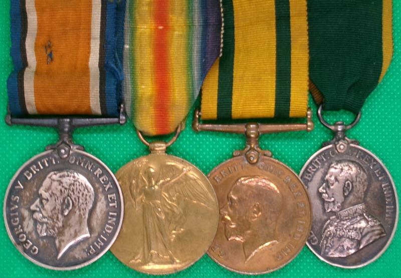 WW1 TFWM & TFEM GROUP, SOUTH MIDLAND DIV ROYAL ENGINEERS, FROM EASTVILLE, BRISTOL, WOUNDED 1918